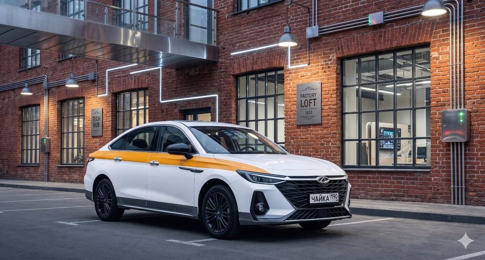 Chery Arrizo 8 — такси Чайка
